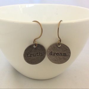 Handmade Inspirational Brass Earrings ❗️ON SALE ❗️